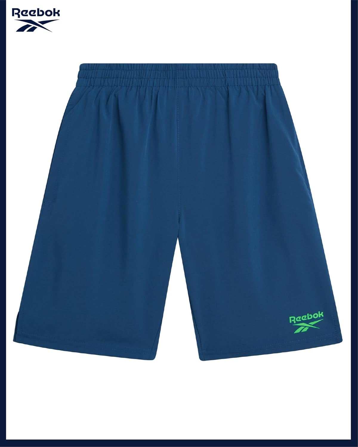 Boys' Active Shorts Set - 2 Piece Performance Short Sleeve T-Shirt and Woven Shorts with Compression Lining (8-12)